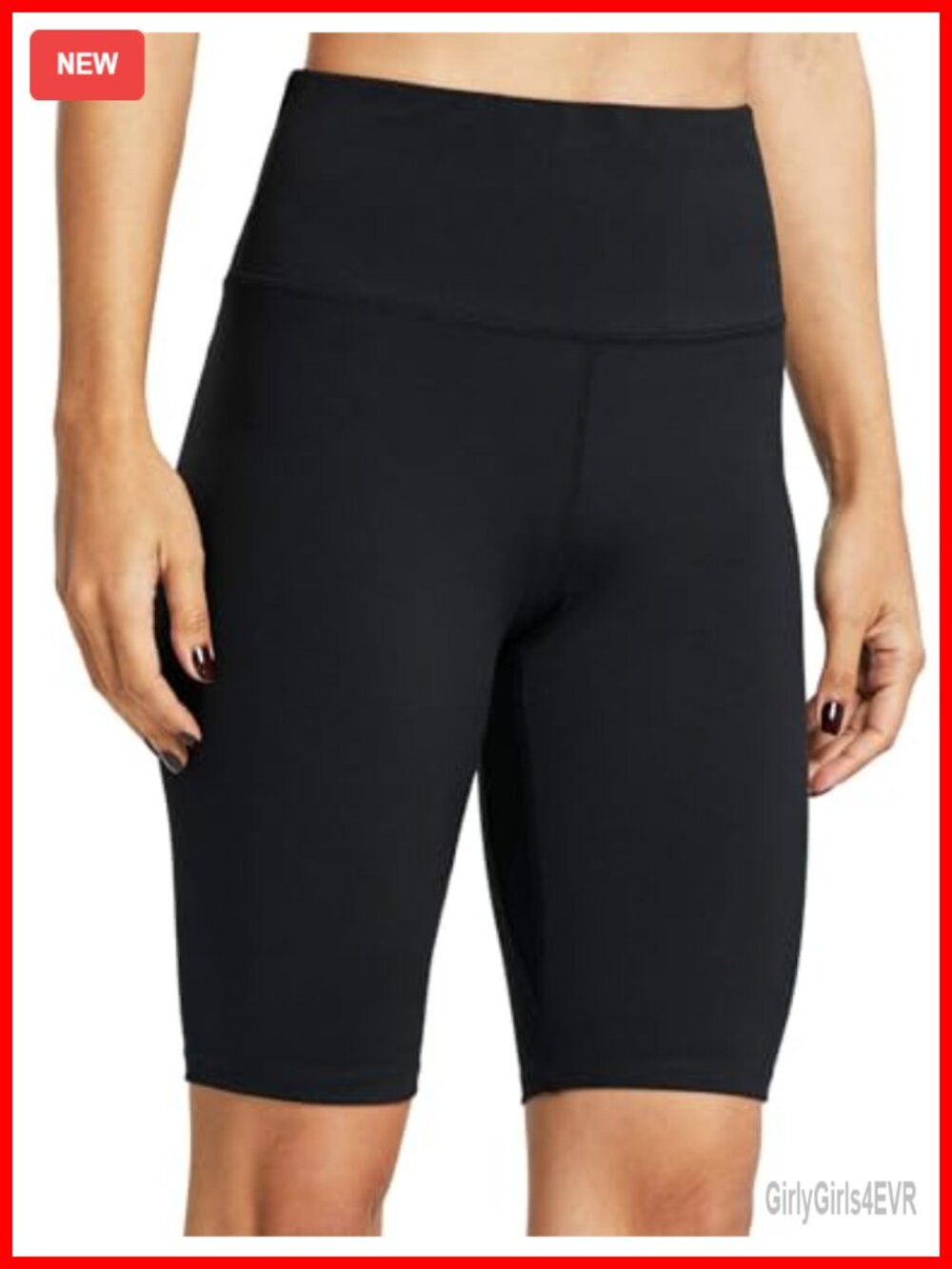 High Waisted Tummy Control Biker Shorts Seamless Compression Workout